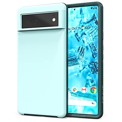 Crave Slim Guard for Google Pixel 6, Shockproof Case for Google Pixel 6 - Aqua - color: Aqua