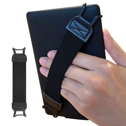 Soft Hand Strap for 6-8" Kindle eReaders Fire Tablet - Black - color: Black