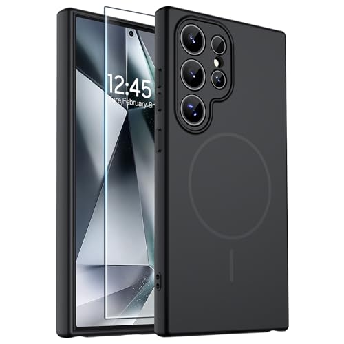 zapica Magnetic for Samsung Galaxy S24 Ultra Case, Midnight Black - color: Midnight Black, size: Samsung Galaxy S24 Ultra 6.8''