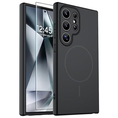 zapica Magnetic for Samsung Galaxy S24 Ultra Case, Midnight Black - color: Midnight Black, size: Samsung Galaxy S24 Ultra 6.8''