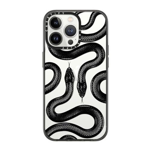CASETiFY for iPhone 13 Pro Case - Compact | Lightweight | 4ft. 2x Military Grade Drop Protection | Black Kingsnake | Black - color: Black Kingsnake, size: Iphone 13 Pro (6.1")