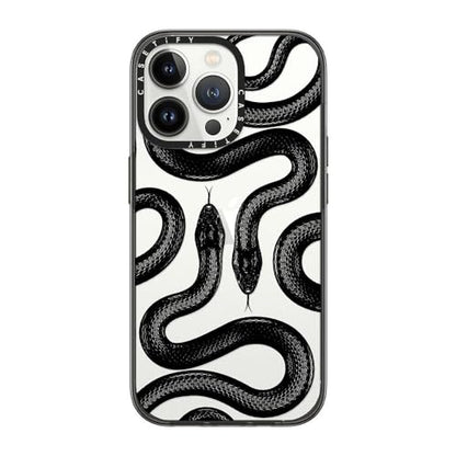 CASETiFY for iPhone 13 Pro Case - Compact | Lightweight | 4ft. 2x Military Grade Drop Protection | Black Kingsnake | Black - color: Black Kingsnake, size: Iphone 13 Pro (6.1")