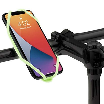 Bone Bike Tie 4, Universal Bike Phone Handlebar Mount for 4.7"-7.2" Phones - color: Bike Tie 4 - Luminous