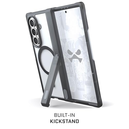 Ghostek Covert Clear Fold 7 Case with Built-in Kickstand, MagSafe and Full Hinge Protection Designed for 2025 Samsung Galaxy Z Fold7 (8") (Smoke Matte) - color: Smoke Matte, size: Galaxy Z Fold 7