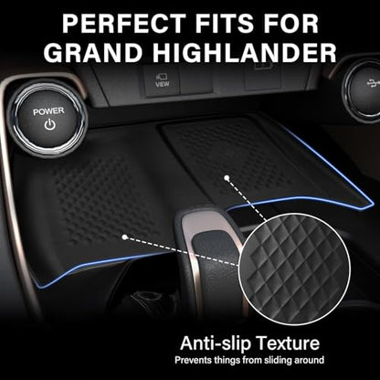 Wireless Charging Anti-Slip Mat for 2024 2025 2026 Toyota Grand Highlander - color: Wireless Charging Mat
