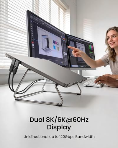 Silkland 80Gbps USB C 90 Degree Right Angle Adapter 2 Pack 16K 240W USB4 - style: 90 Degree