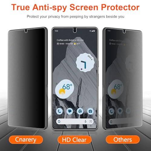 2 Pack for Google Pixel 8 Pro Anti-Glare Matte Privacy Screen Protector, Smooth and Responsive Touch Flexible EPU Film, [Support Fingerprint Unlock] [Self-Healing] [Not Glass] - size: Google Pixel 8 Pro
