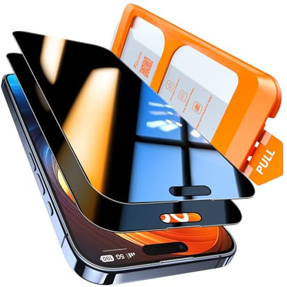 TOCOL for iPhone 15 Privacy Screen Protector - color: Privacy
