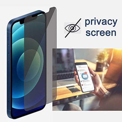 Ailun 2 Pack Privacy Screen Protector for iPhone 12 Mini 5.4 Inch - size: 12 Mini 5.4 inches