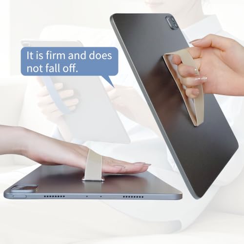 Hand Holder Strap for iPad, Tablet & Large Phone, Handle Grip（Gold） - size: 1 Pack-Gold