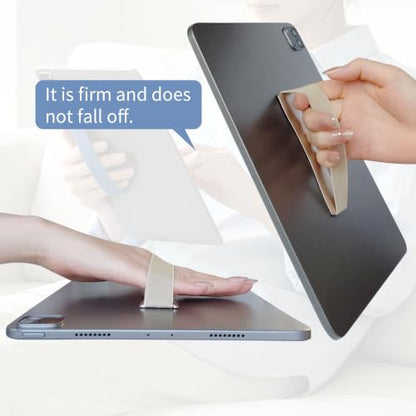 2 Pack Hand Holder Strap for iPad, Tablet & Large Phone, Handle Grip（Gold） - size: 2 Pack-Gold