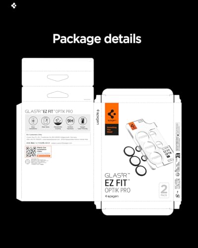 Spigen Camera Lens Protector for Galaxy S26 Ultra - Black [2 Pack]