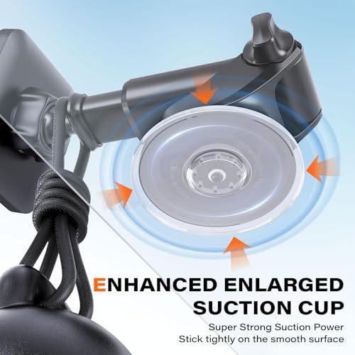 APPS2Car for MagSafe Car Mount, Magnetic Phone Holder with Suction Cup