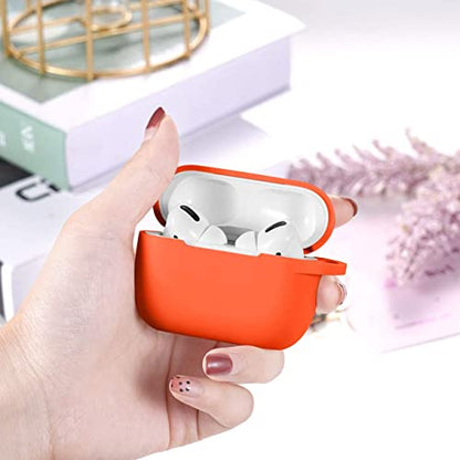 Lerobo for AirPods Pro 2nd/1st Case with Keychain, - color: Orange