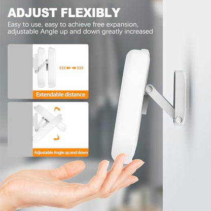 CoguZed Waterproof Phone Holder for Shower - 2023 Upgraded, 480° Rotation - Compatible with iPhone 15/14/13/12/11 Pro Max, Samsung Galaxy, and More (Up to 7" Phones)