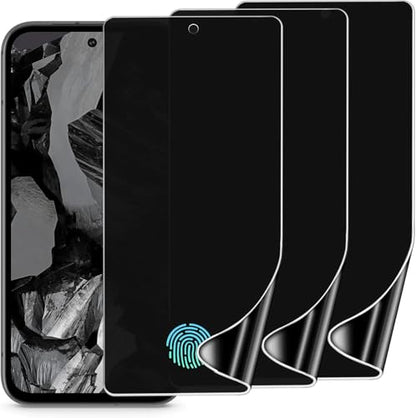 3 Pack Privacy Screen Protector for Google Pixel 8A 6.1", Ultra-Thin Anti-Spy Soft TPU Hydrogel Protective Film for Google Pixel 8A - Self-Healing, Touch Sensitive, Case Friendly - size: Google Pixel 8A