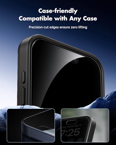 UNBREAKcable Privacy Screen Protector for iPhone 15 Pro Max - 3 Pack - size: iPhone 15 Pro Max