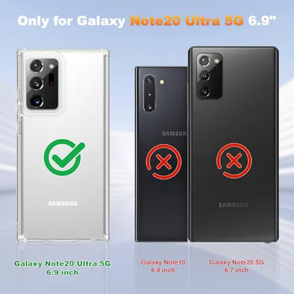 ANNSD for Samsung Galaxy Note 20 Ultra Case,Slim Flexible Soft TPU Shockproof Full Body Protective Cover,Accurate Buttons, Comfortable Feel(Clear) - size: for Samsung Galaxy Note 20 Ultra 5G