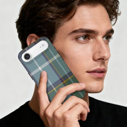 Isle of Man Manx District TartanAnti-Yellowing Soft TPU Phone Case for iPhone 17, Shockproof and Scratch-Resistant Case - color: black-style-215
