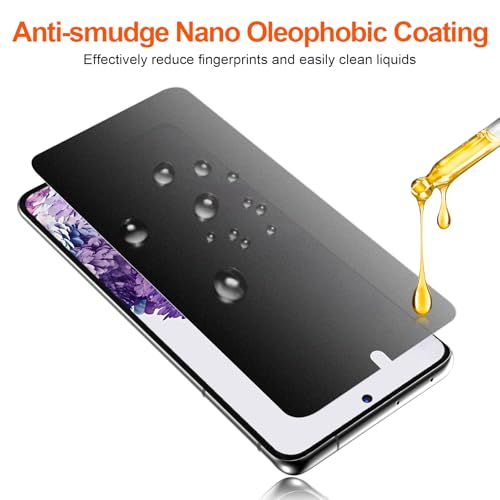 2 Pack 4 Way 360 ° Matte Privacy Screen Protector for Samsung Galaxy S20 Plus 6.7 Inch [Not Glass], Anti-Scratch, Anti-Glare, Support Fingerprint Unlock - size: Samsung Galaxy S20 Plus
