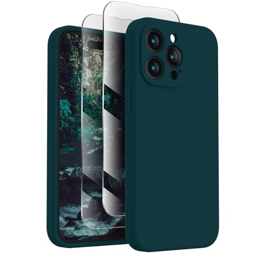FireNova Designed for iPhone 15 Pro Case, 6.1", Teal | Silicone Upgraded [Camera Protection] Phone Case, with Soft Anti-Scratch Microfiber Lining Inside - color: Teal, size: Iphone 15 Pro