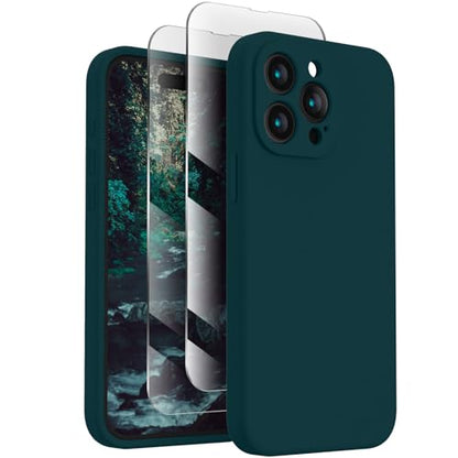 FireNova Designed for iPhone 15 Pro Case, 6.1", Teal | Silicone Upgraded [Camera Protection] Phone Case, with Soft Anti-Scratch Microfiber Lining Inside - color: Teal, size: Iphone 15 Pro