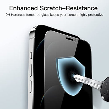JETech Privacy Screen Protector for iPhone 12 Pro Max, 2-Pack - size: iPhone 12 Pro Max
