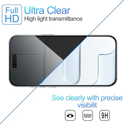 3 Pack Privacy Screen Protector for iPhone Air, Anti-Spy Glass