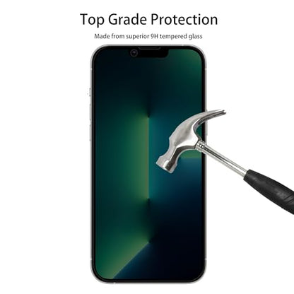 [2-2 Pack Privacy Screen Protector Designed For iPhone13 Pro Max Anti Spy Private Tempered Glass Film 2-Pack Camera Lens Protector Film 2-Pack
