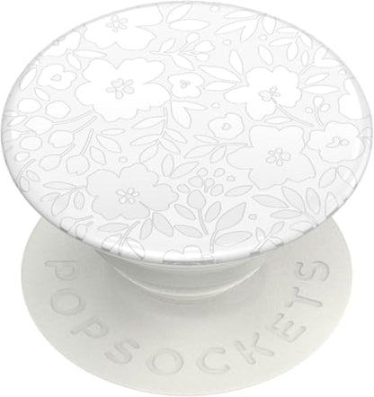 PopSockets Adhesive Phone Grip, Holder- Blanc Fresh - color: Blanc Fresh, style: Adhesive