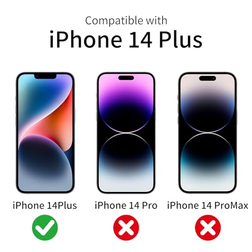 3 Pack Tempered Glass Screen Protector for iPhone 14 Plus/13 Pro Max, 9H Hardness, Scratch Resistant, HD Clear, Case Friendly, Bubble-Free, Easy Install - size: iPhone 14 Plus/13 Pro Max