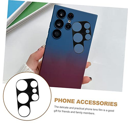 4pcs Tempered Camera Lens Screen Protector for High Hardness Lens Guard Film with High Transparency Compatible Phone Protection Cover