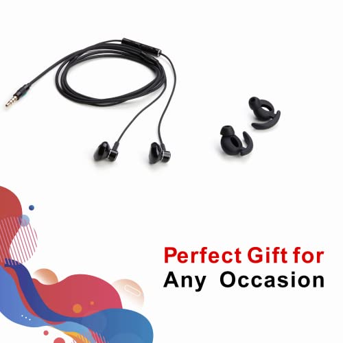 LUDOS SPECTA Wired Earbuds in-Ear Headphones, 5 Years Warranty, Earphones with Microphone for Clear Calls, Noise Isolating, for iPhone, iPad, Samsung, Laptop, School Students, Kids, Women, Small Ears