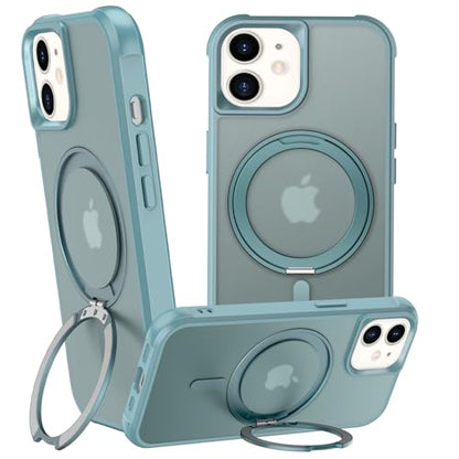 360°Magnetic Swivel Ring for iPhone 11 case-Lake Blue - color: Lake blue, size: iPhone 11