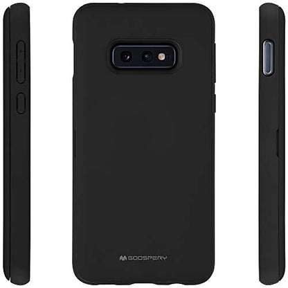 GOOSPERY Magnetic Door Bumper Compatible with Galaxy S10e, Card Holder Wallet Case Easy Magnet Auto Closing Protective Dual Layer Sturdy Phone Back Cover - Black - color: Black, size: Galaxy S10E