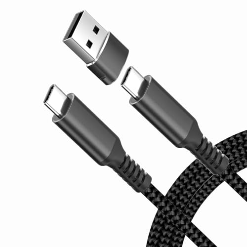 Elebase 60W USBC Car Charger Cable 3.3FT with USB Adapter - color: Straight-Black, size: 3.3 FT