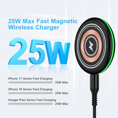 Magnetic Pixel Wireless Charger for Google Pixel 11 10a 10 Pro 10 Pro XL
