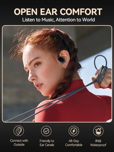 DEMICEA 60H Playtime Soft Fit, IP68 Bone Conduction Headphones - color: Charcoal