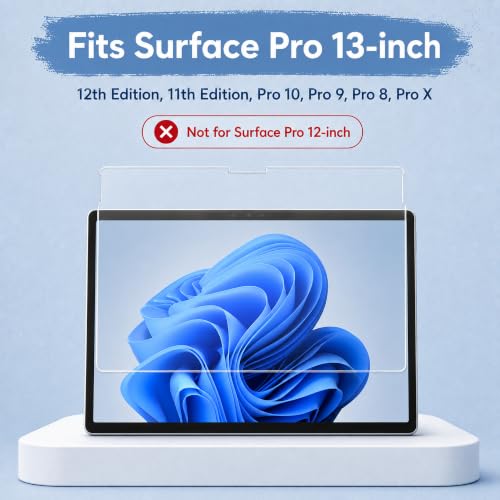 Megoo Paper Screen Protector for Surface Pro 12th/11/10/9/8/X, 13 Inch - size: Surface Pro 13"