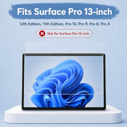 Megoo Paper Screen Protector for Surface Pro 12th/11/10/9/8/X, 13 Inch - size: Surface Pro 13"