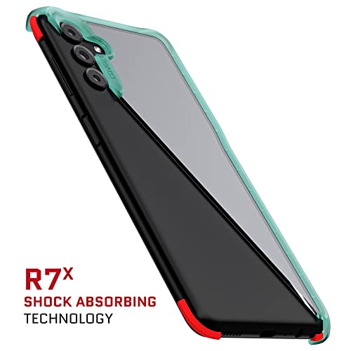 Ghostek COVERT Teal Clear Galaxy A13 5G Phone Case Shockproof Grip Bumper Protective Cover Slim Fit Thin Lightweight Design Cases Designed for 2021 Samsung Galaxy A13 5G (6.5in) (Teal-Limited Edition) - color: Teal [Limited], size: Galaxy A13 5G