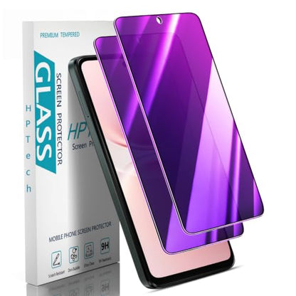 2 Pack Privacy Screen Protector for Moto G 5G 2025/2026/G Play 2026 - color: Purple