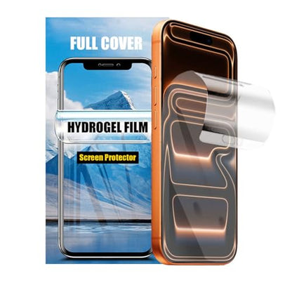 LOOKSEVEN 3 Pack Hydrogel Film For iPhone 17 Pro Max - size: iPhone 17 Pro Max