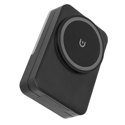 Wireless Charger Stand 3 in 1, Foldable Fast Charging Station 15W, Portable Wireless Charging Pad for Phone Watch Earphone Black - color: Black