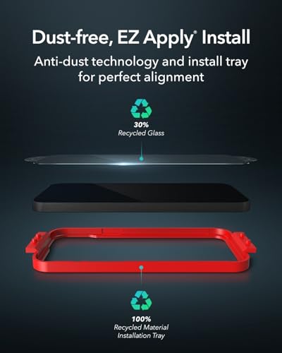 ZAGG XTR3 iPhone 15 Pro Max Screen Protector - Glass, Blue-Light Filtration, 10X Stronger, Edge-to-Edge Protection, Scratch & Smudge-Resistant Surface, InvisibleShield, Easy to Install - size: iPhone 15 Pro Max