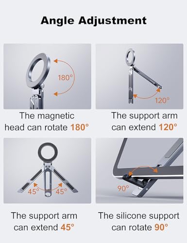 Magnetic iPad Tripod Stand Phone Holder for iPad Pro/Air/Mini & iPhone