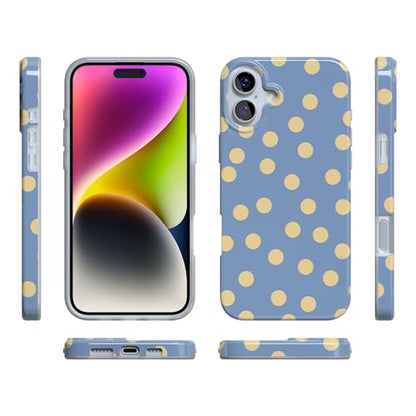 Casely iPhone 16 Case | in the Spotlight | Pastel Polka Dot | Compatible with MagSafe | Classic Ultra Thin Design - color: In the Spotlight | Pastel Polka Dot, size: Iphone 16