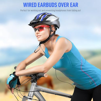 USB C Headphones Over Ear Hook for iPhone 17 16 15 18 Pro Max Duo Plus - color: Black