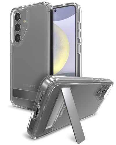 ZAGG Crystal Palace Samsung Galaxy S24 Case with Kickstand - Ultra-Slim, Graphene-Enhanced, Crystal Clear Protection, 13ft Drop Resistant, Eco-Friendly, Clear - size: Samsung Galaxy S24, style: Without Snap