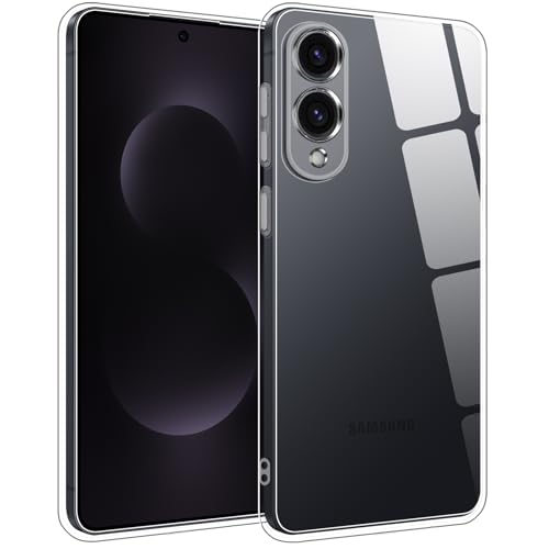 TENOC Phone Case for Samsung Galaxy S25 Edge, Clear Case Shockproof Protective Bumper Slim Cover - color: Clear, size: S25 Edge